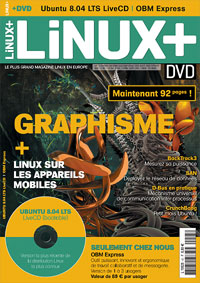 Articles publié dans l'édition estivale de Linux+: 1