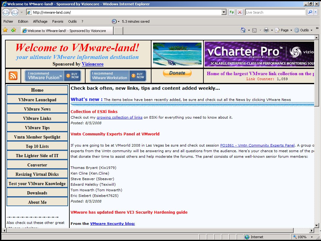Welcome to VMware-land!: your ultimate VMware information destination 2