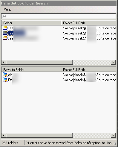 HOFS: Classer ses emails rapidement sous Outlook 1