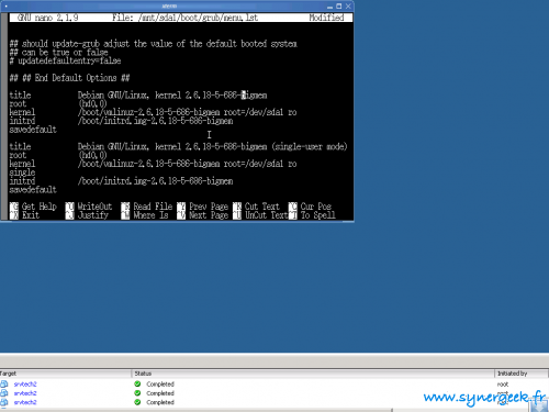 Virtualiser une machine physique Linux Debian 12