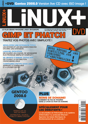 Articles publiés dans l’édition Mai/Juin de Linux+ 1