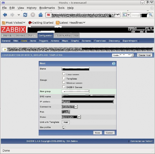 Des capteurs personnalisés pour l'outil de monitoring "Zabbix" 2