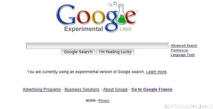 Google Experimental Search 43