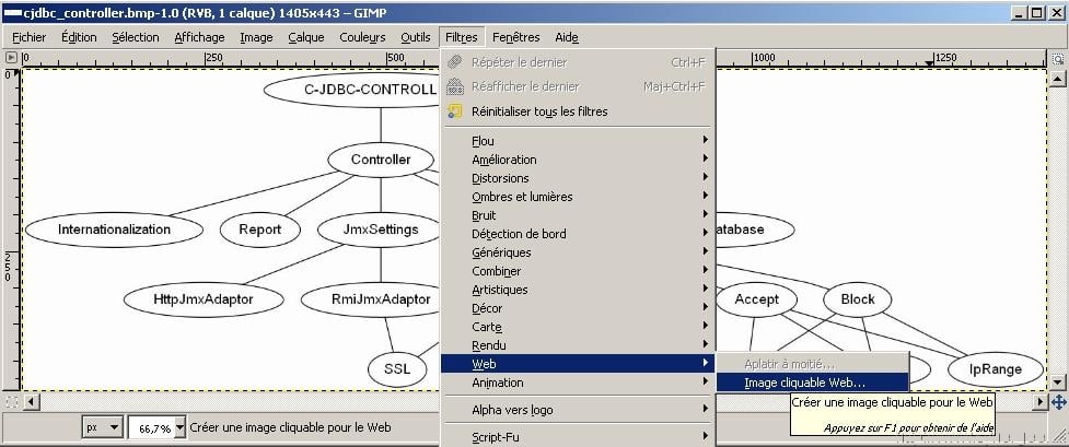 Une image map en HTML sous Gimp 23