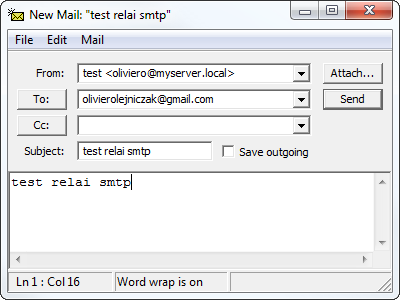 Mise en place d’un serveur relai SMTP 19