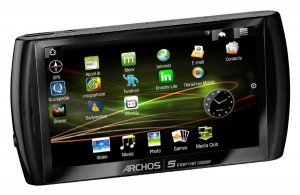 Test de l'Archos 5 Internet Tablet 1
