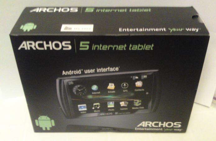 Test de l'Archos 5 Internet Tablet 2