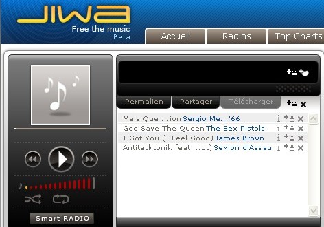 Dommage, de la musique gratuite en moins... 1