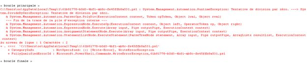 POWERSHELL: Gestion des erreurs d’exécution 8