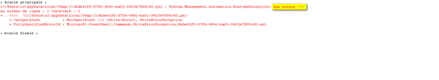 POWERSHELL: Gestion des erreurs d’exécution 9