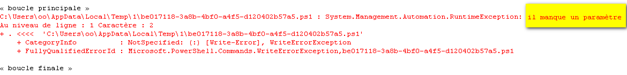 POWERSHELL: Gestion des erreurs d’exécution 10