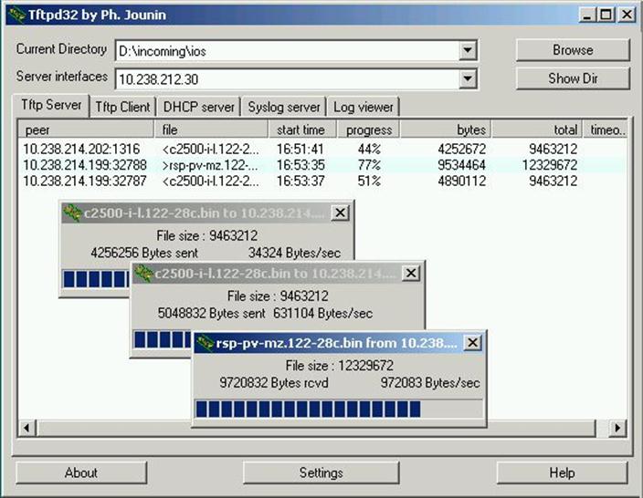 Tftpd32 : Serveur DHCP, TFTP, DNS, SNTP and Syslog pour Windows 2