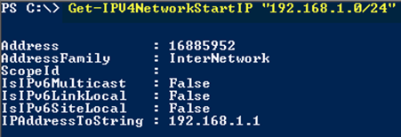 PowerShell pour calculer les adresses IP de début et de fin d’un réseau IP 2