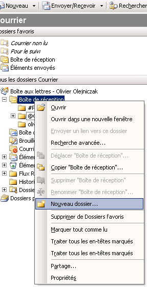 Supprimer des e-mails en double sous Outlook 11