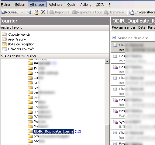 Supprimer des e-mails en double sous Outlook 9