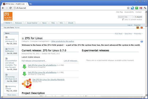 Télécharger ZFS