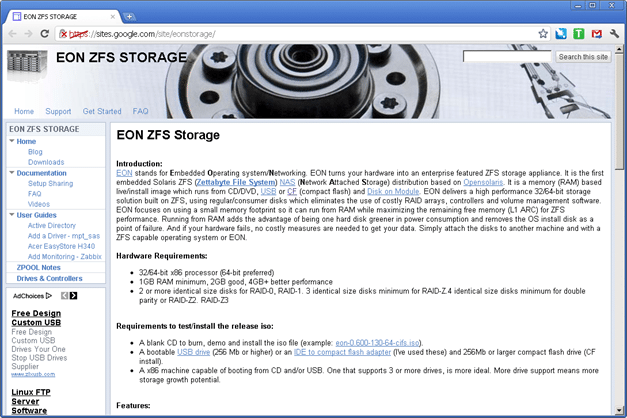 EON ZFS Storage