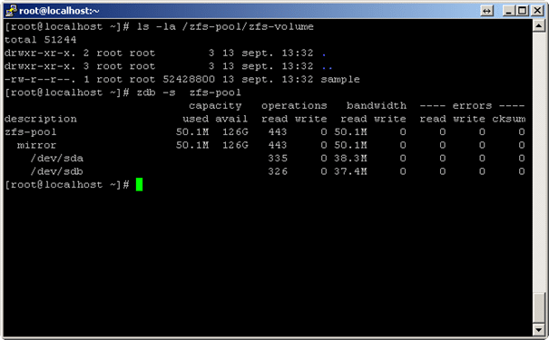 ZFS Fuse sur Linux – test de la déduplication/compression 22