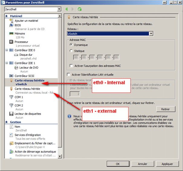 ZeroShell : un routeur/parefeu léger pour Hyper-V 14