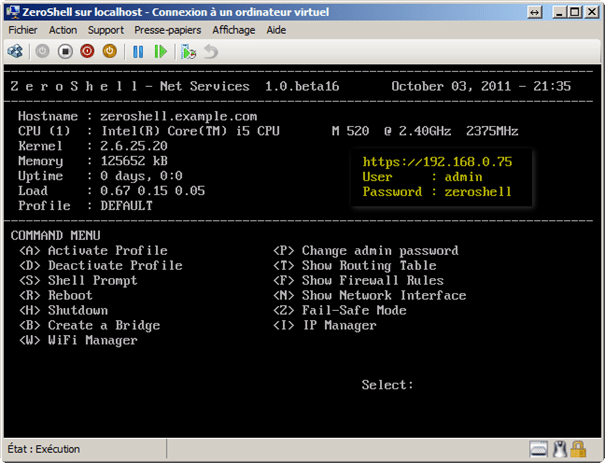 ZeroShell : un routeur/parefeu léger pour Hyper-V 96