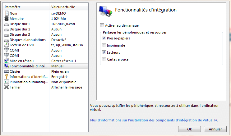 Memento : VirtualPC accéder au mode sans echec 2