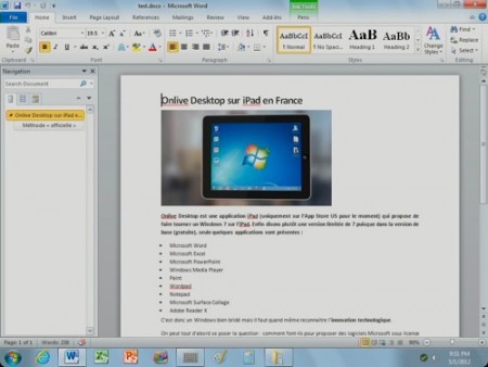 [test] Onlive Desktop sur iPad en France 6