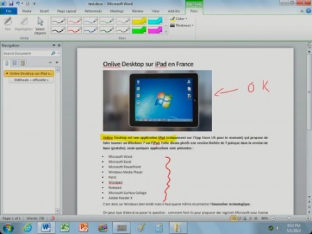 [test] Onlive Desktop sur iPad en France 7
