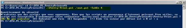 Mettre en forme les scripts PowerShell pour le Web 3