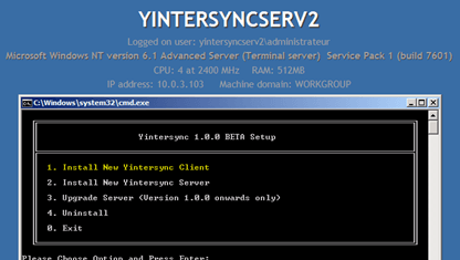 [Tuto] Yintersync Backup: Sauvegarde de serveurs Windows par Rsync et SSH 3