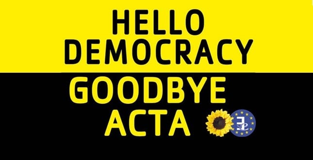ACTA rejeté par le Parlement Européen 1